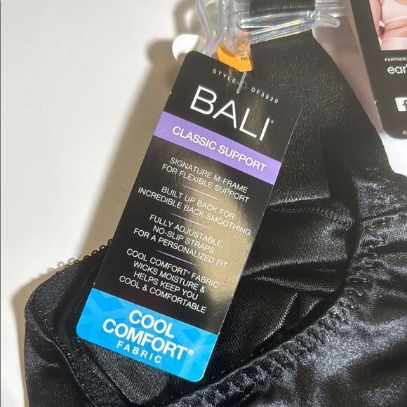 Bali Double Support Bra in Black - Picture 5 of 6